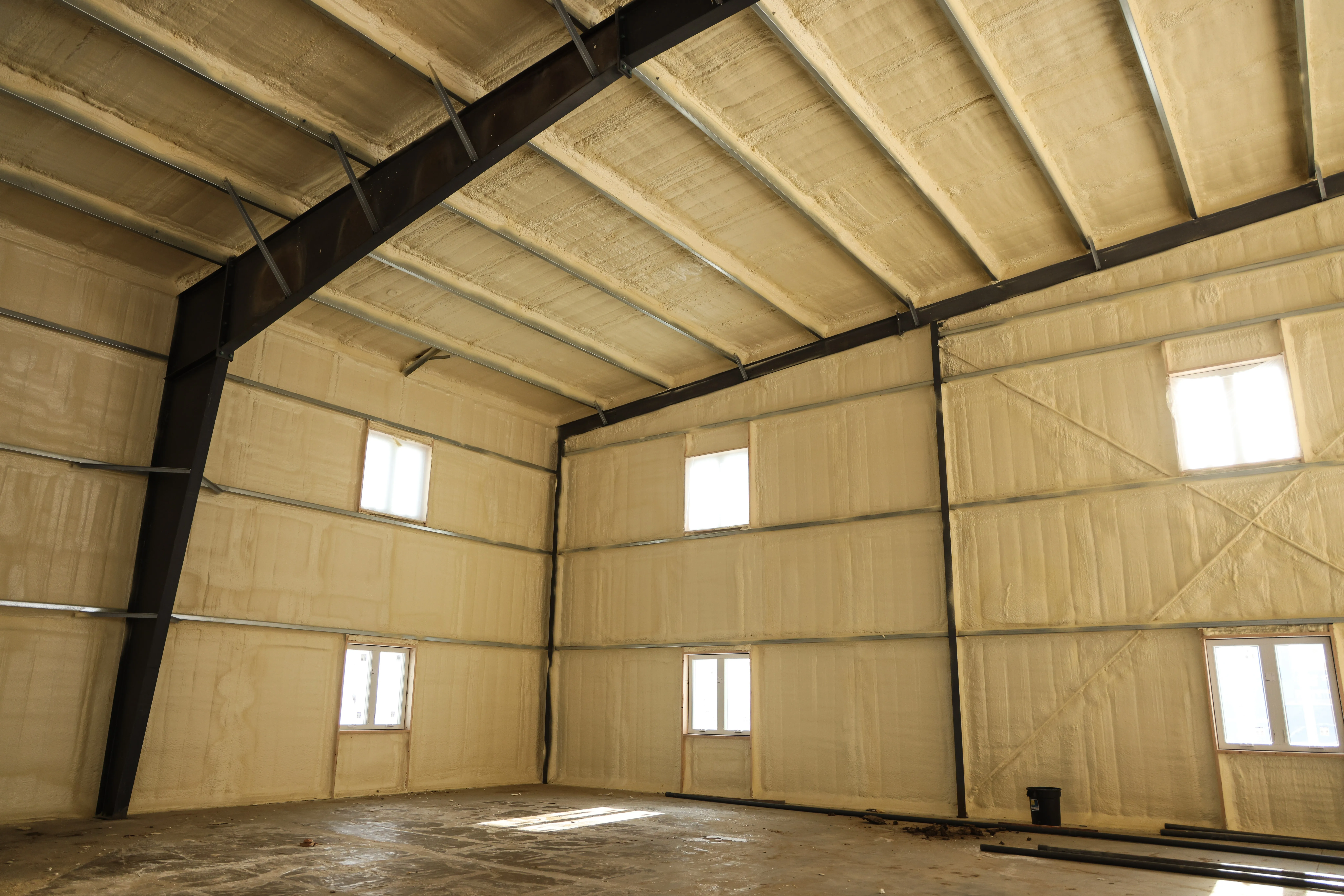Spray foam and roofing detail for Glendale properties